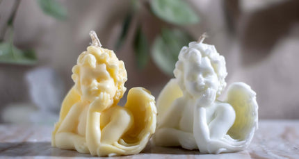 Lumânare handmade Angel din ceară naturală de soia