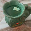 Sculptural soy wax melts in tropical scent, ideal for wax warmers and cozy spaces