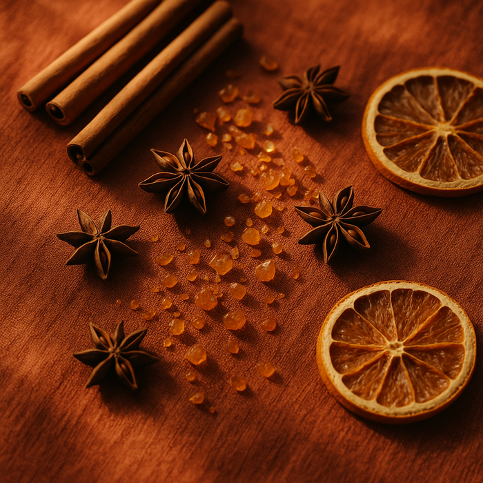 Warm & Spiced scented soy wax candle