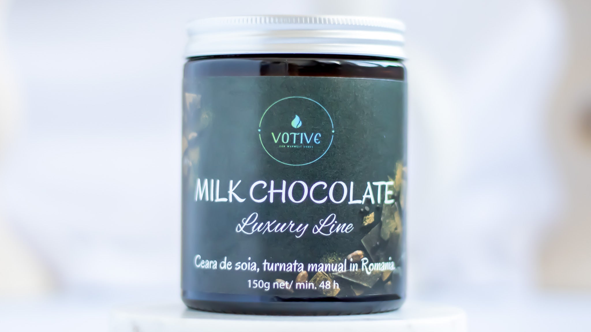 Lumânări parfumate naturale Milk Chocolate pentru decor și relaxare