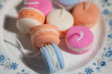 Set de lumânări parfumate Wax Melts Scented Macarons handmade de la Votive