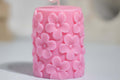 Detailed view of the Sakura candle's label, showcasing Votive's commitment to quality and eco-conscious craftsmanship.